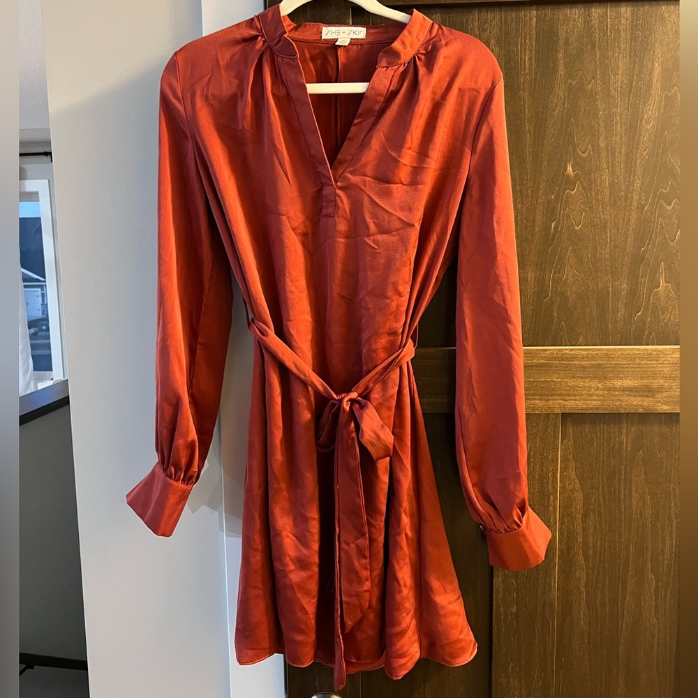 Satin Dress - Picture 4 of 9